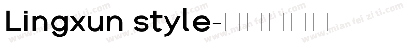 Lingxun style字体转换